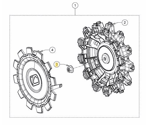 Robomow RK SECHSKANTMUTTER M10-1.5 712-06381