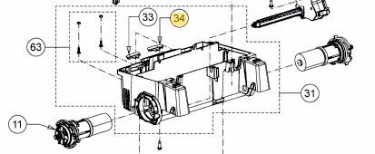 Robomow RK LADEKONTAKT LINKS 725-14926